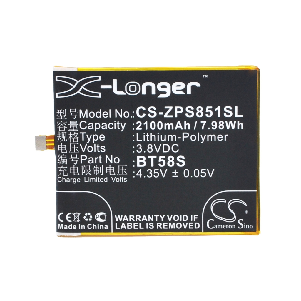 Batteri kompatibel med Zopo CS-ZPS851SL