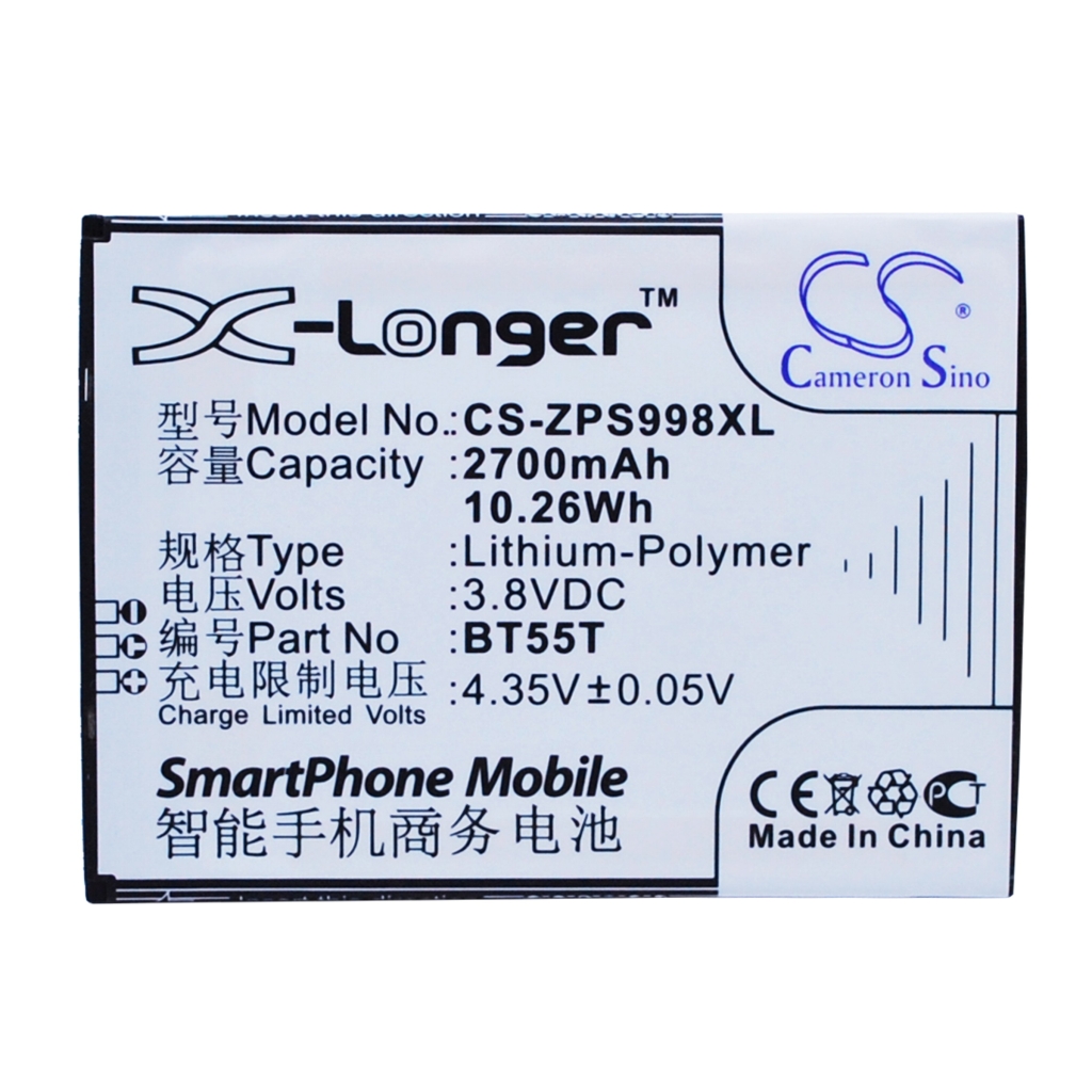 Batteri kompatibel med Zopo CS-ZPS998XL