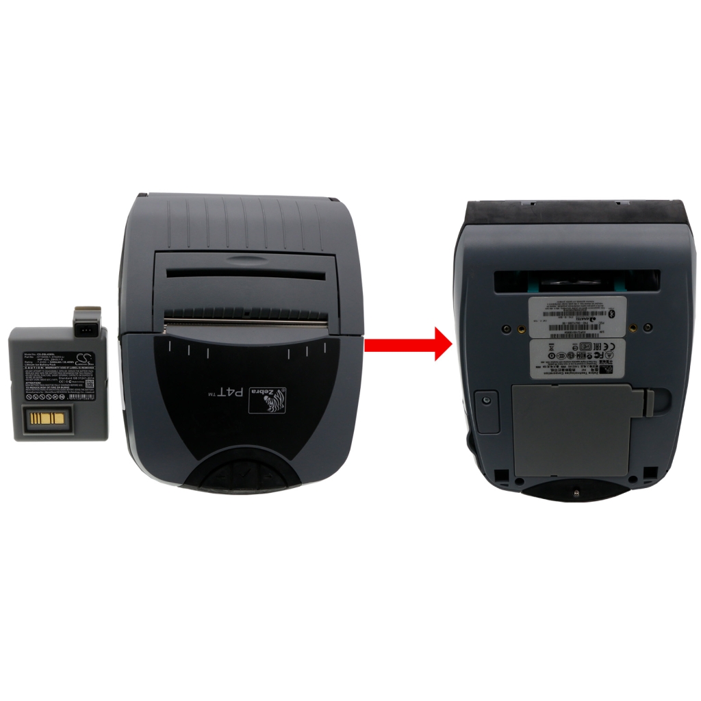 Batterier för skrivare Zebra CS-ZQL420SL