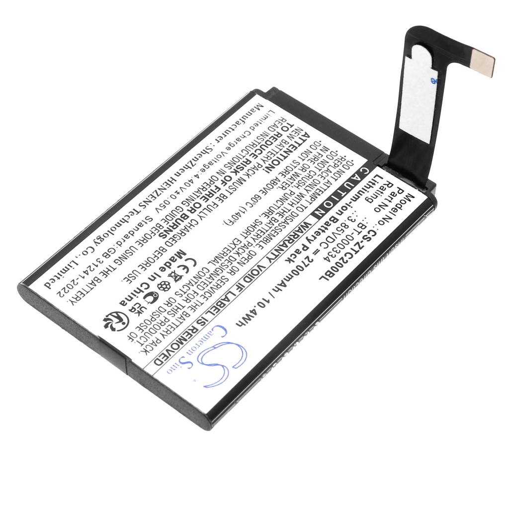 Batterier för skanner Zebra CS-ZTC200BL