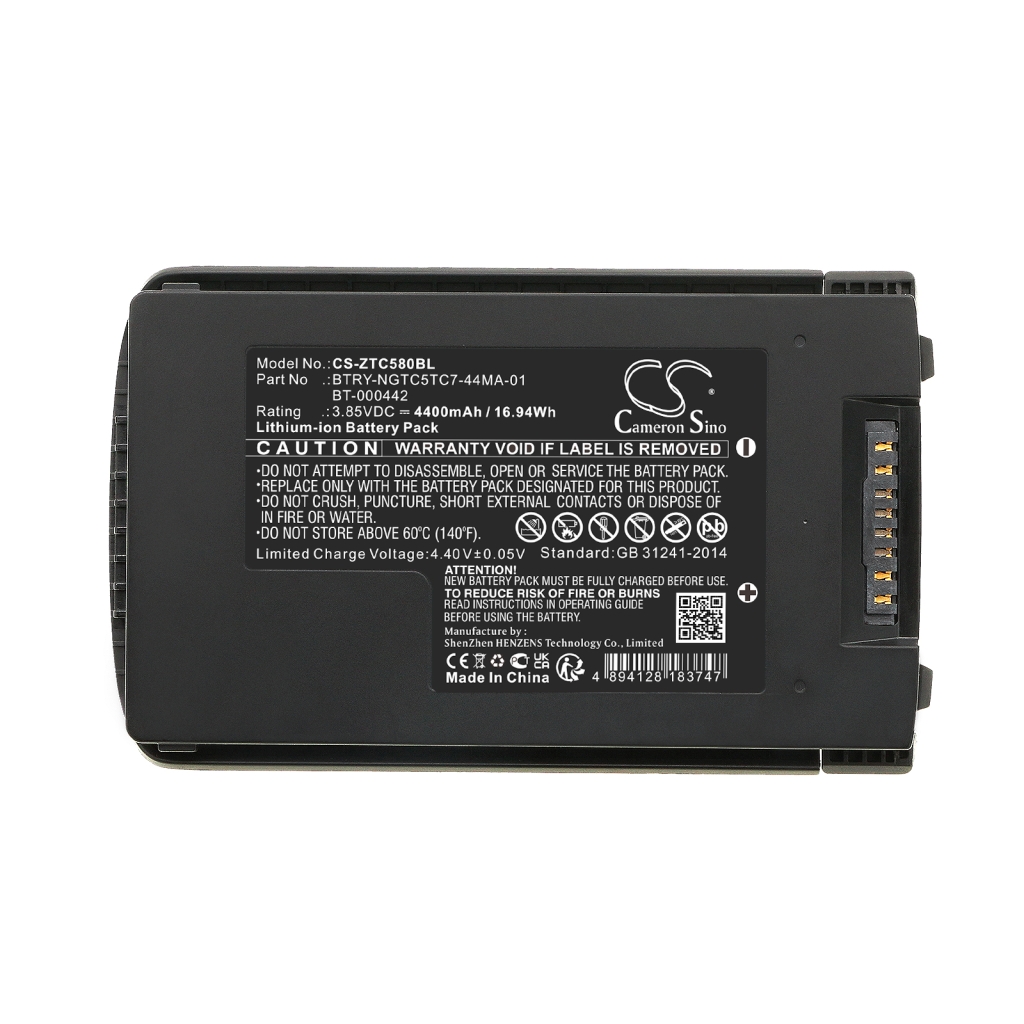 Batterier för skanner Zebra TC73