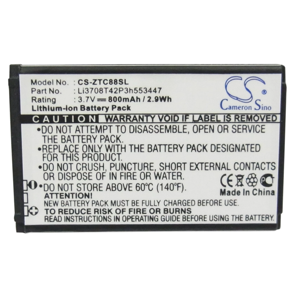 Batterier Ersätter Li3708T42P3h553447