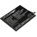 Compatible battery replacement for ZTE LI3829T44P6H806435