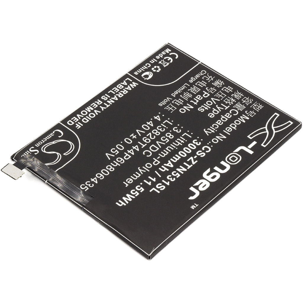 Compatible battery replacement for ZTE LI3829T44P6H806435