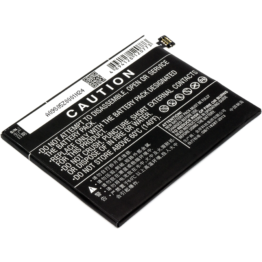 Compatible battery replacement for ZTE LI3829T44P6H806435