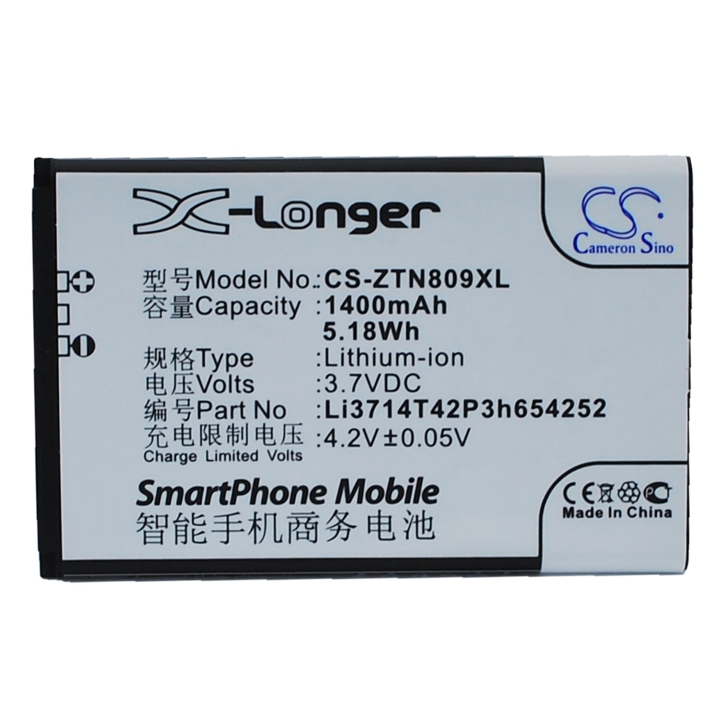 Batteri kompatibel med ZTE CS-ZTN809XL