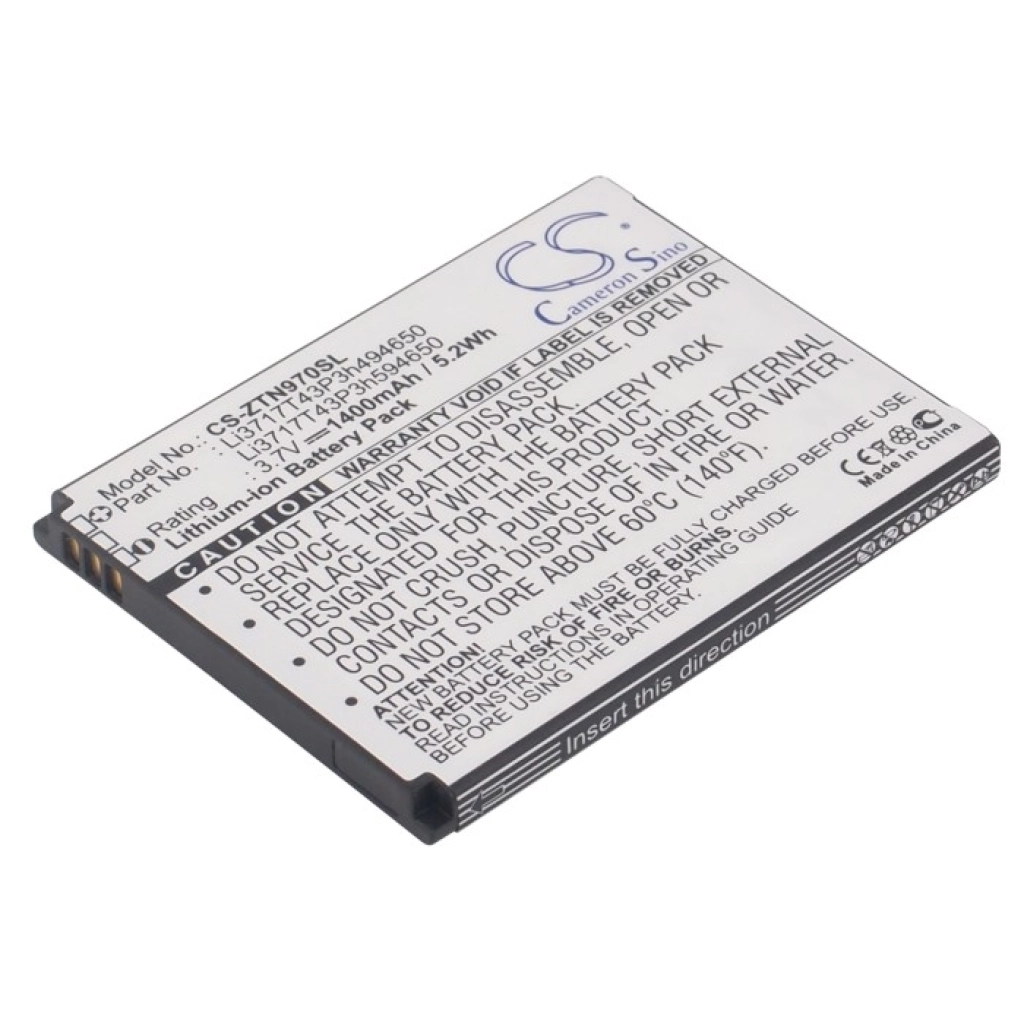 Batterier Ersätter Li3717T43P3h494650
