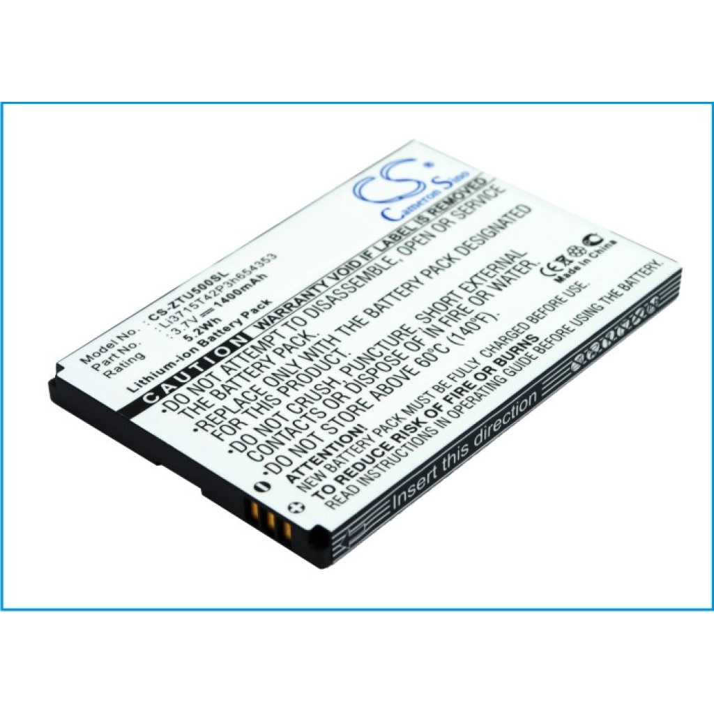 Batterier till mobiltelefoner ZTE X876