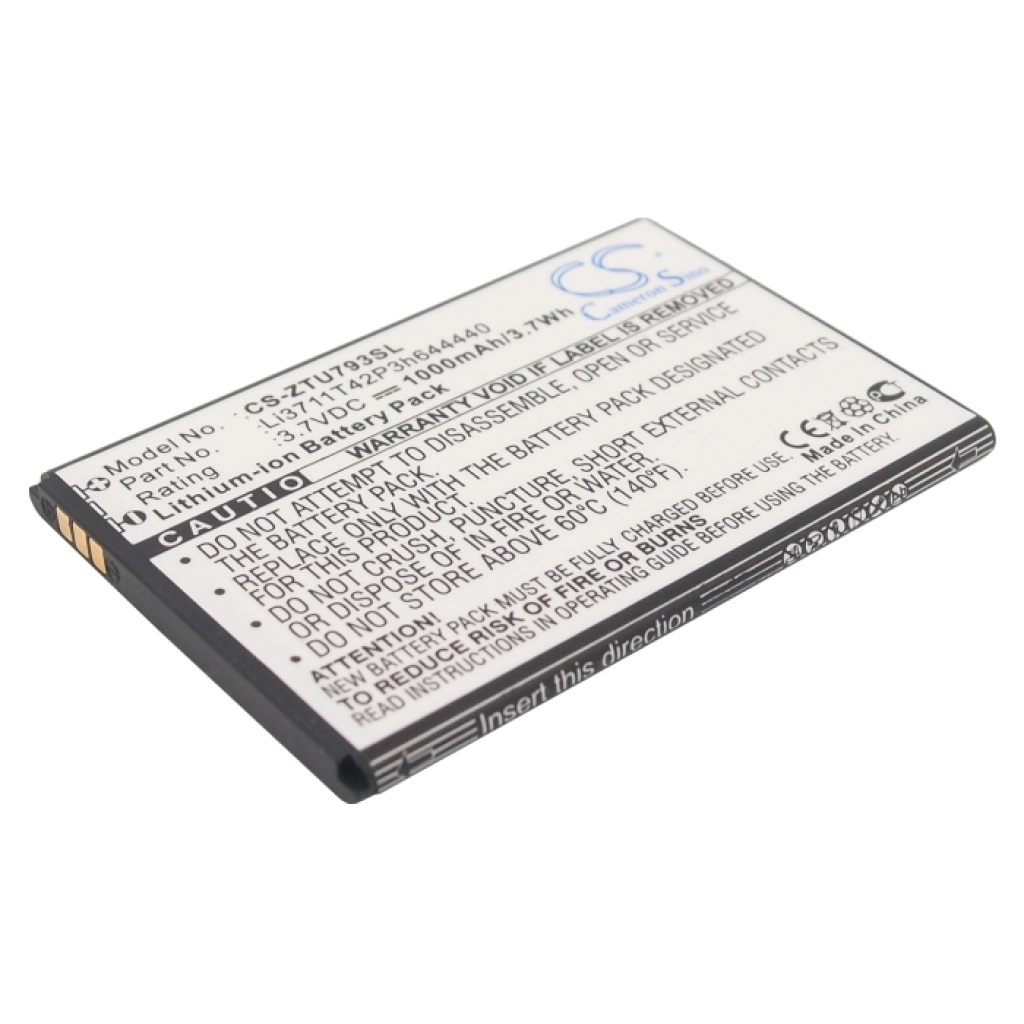 Batterier Ersätter Li3711T42P3h644440