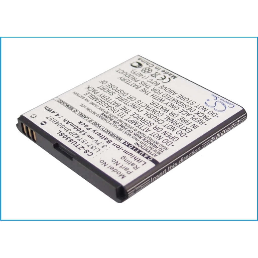Batterier till mobiltelefoner ZTE V882