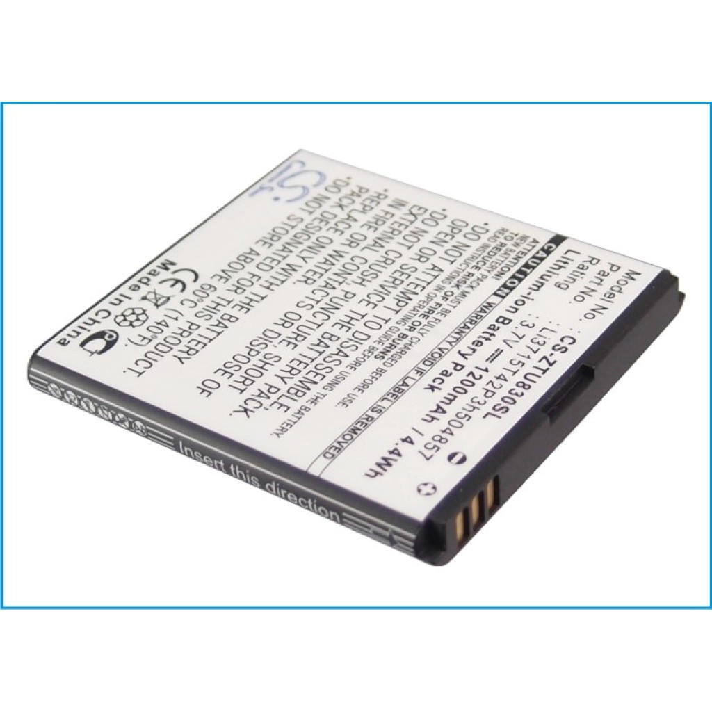 Batterier till mobiltelefoner ZTE V882