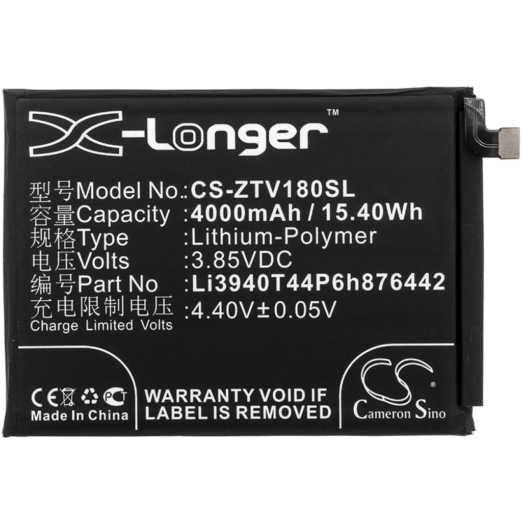 Batterier till mobiltelefoner ZTE V18