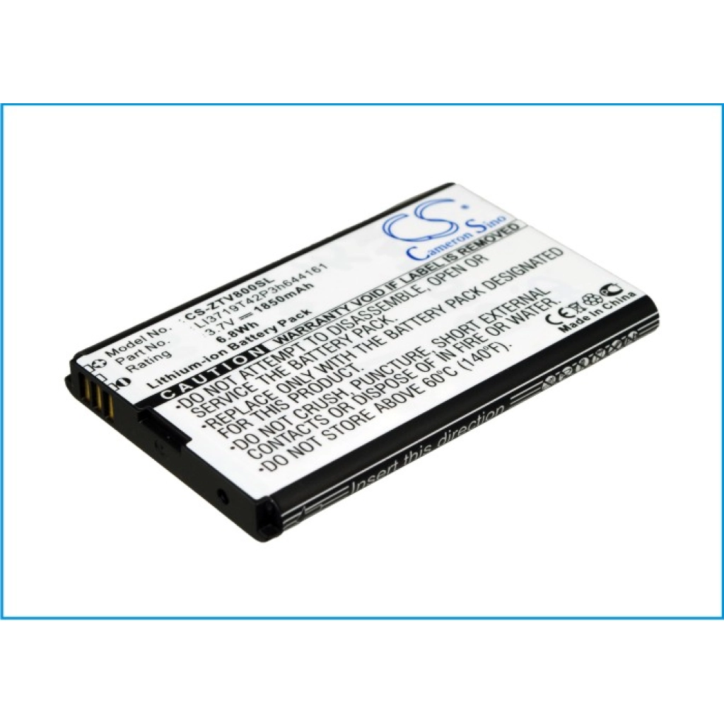 Batterier till mobiltelefoner ZTE T82