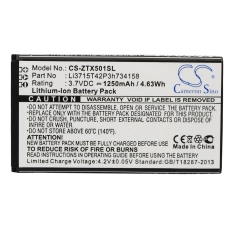 Kompatibel batteribyte för ZTE LI3715T42P3H734158