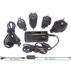 Kompatibel laddarbyte för Asus 04G26B000440,04G26B000450,90-NGVPW1013,90-OA00PW8100,90-OA00PW9100...